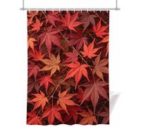 Red Maple Leaf Shower Curtain 120x180 cm