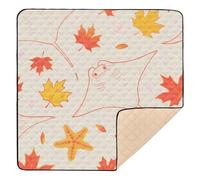 Red Maple Manta Ray Soft Thick Baby Gym & Activity Mat for Floor Water Resistant Padded Baby Mat for Baby Kids Toddlers Infants, 50'' x 50''