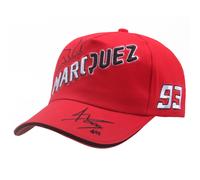 (Red) Marc Motogp Marquez 93 Ant Sign Embroidery Baseball Peaked Cap Hat Sun Visor