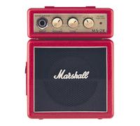 (Red) Marshall MS-2 Mini Electric Guitar Amplifier