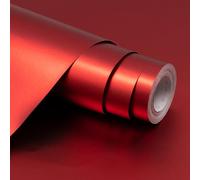 Red Matte Gift Wrapping Paper Roll, 43cm X 12m Solid Color Birthday Wrapping Paper For Wedding, Valentine's Day, Birthday, Party, Festival Gift Decorations