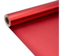 Red Matte Wrapping Paper Roll, 9m x 43cm Solid Color Pearly lustre Paper for Birthday, Christmas, Baby Shower, Festival Gift Decoration