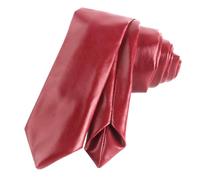 Red, Men's Sexy PU Leather Casual Tie Travel Work Stage Clothing