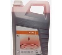 RED MINERAL 2 TWO STROKE OIL 5LTR, IDEAL FOR HORTICULTURAL AND GARDEN MACHINERY REQUIRING A PREMIUM 2 STROKE OIL