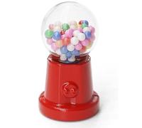 Red Mini 1/12 Miniature Gumball Machine Dollhouse Decoration Accessories Candy Machine Multi-Color Candy Jar Decoration Simulation Model, Mini Home Decoration