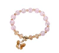Red Mobile Phone Bracelet Style Fresh And Cute Butterfly Pendant Children's Bracelet Women's Student Bracelet Bracelet Women's Watch Mechanical, one size, Plastic, No Gemstone