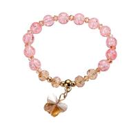 Red Mobile Phone Bracelet Style Fresh And Cute Butterfly Pendant Children's Bracelet Women's Student Bracelet Bracelet Women's Watch Mechanical, one size, Plastic, No Gemstone