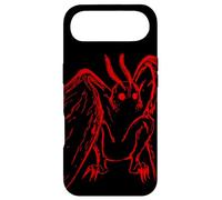 Red Mothman Cryptozoology Retro Creepy Cryptids Folktales Case for iPhone Air