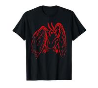 Red Mothman Gifts Cryptozoology Retro Creepy Folktales T-Shirt