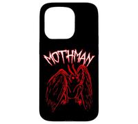 Red Mothman Gifts Cryptozoology Retro Creepy Weird Cryptid Case for iPhone 15 Pro