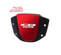 (Red) Motorcycle CNC Wind Deflector Front Screen Windscreen Accessories For