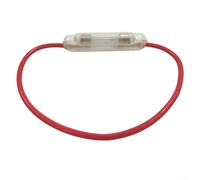 Red Motorcycle Fuse Holder Box Power Insurance Case For Car Truck Scooter Plastic Direct Replacement Electrical Protection Unit