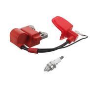 Red Motorcycle Ignition Coil Module for Scooter and Atv Engines | Plastic Alloy Ceramic Build, Heat-Resistant Output, Wide Compatibility, 20x6.2x2.8cm Size, High Voltage