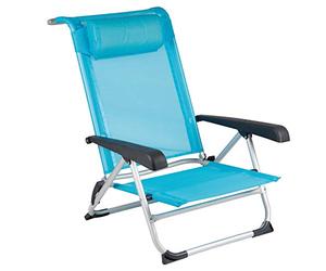 Red Mountain Deluxe Folding Beach Chair Blue