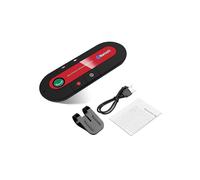 (red) Multipoint Speakerphone 4.1+EDR Wireless Bluetooth Handsfree Car Kit MP3 Music Player for IPhone Android Dropship