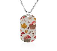Red Mushrooms Pattern Novelty Pendants Necklaces