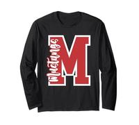 Red Mustangs School Spirit Game Day Mustang Pride Teacher Long Sleeve T-Shirt