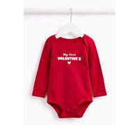 Red My First Valentine Bodysuit 9-12 months