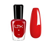Red Nail Polish - Bright Red Nail Polish Quick Dry - High Pigmented Nail Varnish - Long Lasting & Chip Resistant Pure Color Breathable Nail Varnish for Women Girls No Required UV/LED