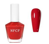 Red Nail Polish - Red Nail Varnish - Quick Dry Nail Polish - Long Lasting Breathable High Glossy Water Based Burgundy Natural Nail Varnish - No Need Cure Chip Resistant for Women DIY Manicure