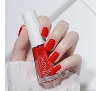 Red Nail Polish,Shiny Cherry Nail Polish,60 Seconds Fast Drying And Long-Lasting,Water Based Holographic,Blue Pink Nude Color Nail Polish&No Ultraviolet Radiation,At Home Diy Nail Art (Red, 10ml)