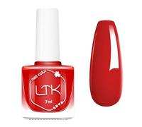 Red Nail Varnish - 7ml Bright Red Nail Polish - Ruby red Long Lasting Nail Polish - Oil Based Formula Nail Varnish Quick Dry - Breathable Nail polish for Women Girls Holiday Party,No Need Baking