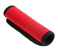 Red Neoprene Luggage Handle Wraps for Hiking and Camping Travel