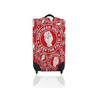 Red Northern Soul All Over Design Suitcase Cover Easily Identify Your Case On The Carousel *Suitcase Not Included* Medium