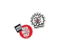 Red Nose Day 2026: Mr Doodle pin badges- On behalf of Comic Relief