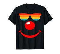 Red Nose Face With Retro Sunglasses Smiling 2024 Kids T-Shirt