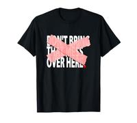 Red Not Over Here Red Graphic T-Shirt