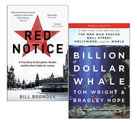Red Notice & Billion Dollar Whale 2 Books Collection Set