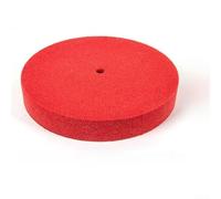 Red Nylon Fibre Non-woven Polishing Wheel 80mm Diameter 16mm Bore 7p Hardness For Metal Ceramic Marble Wood Polishing(300x50)