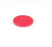 Red Nylon Fibre Non-woven Polishing Wheel 80mm Diameter 16mm Bore 7p Hardness For Metal Ceramic Marble Wood Polishing(125x10)