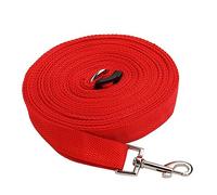 Red Nylon Training Leash for Dogs Cats Durable Clasp for Obedience Training Outdoor Walks
