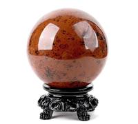 red Obsidian Ball Crystal Home Decoration Ornaments,80-90mm
