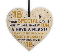 RED OCEAN 18th Card Eighteenth Birthday Gift For Daughter Son 18 Birthday Decorations