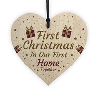 Red Ocean 1St Home Together Personalised Christmas Bauble Tree Decoration New Home Gift Keepsake