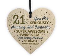 Red Ocean 21St Card Twenty One Birthday Gift For Daughter Son 21 Birthday Decorations