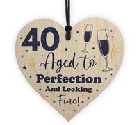 Red Ocean 40Th Birthday Gift For Him Or Her Aged To Perfection 40Th Birthday Gift For Women Men
