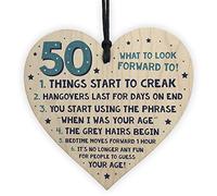 RED OCEAN 50th Birthday Gift Present 50 Birthday Gift For Men Women Funny Fifty Decoration