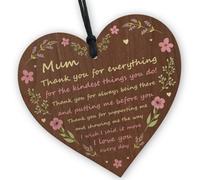 Red Ocean A Present For Mum I Love You Mum Present Gifts Thank You For Everything Gift Handmade Plaque
