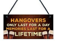 Red Ocean Alcohol Gin Beer Vodka Gift Hanging Home Bar Pub Garden Sign Funny Alcohol Gift