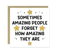 RED OCEAN Amazing Person Reminder Appreciation Card For Teachers Volunteers Colleagues Friend Teacher Appreciation Card For Men Women