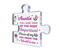Red Ocean Auntie Gifts Important Pieces Of My Life Thank You Gift For Auntie From Niece Nephew Auntie Gift Birthday Auntie Gift Christmas Thank You Gifts For Sister Novelty Auntie Gift