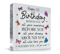Red Ocean Beautiful 21st Birthday For Friend Daughter Granddaughter Best Friend Niece For 21st Birthday Acrylic Plaque Women Novelty Her