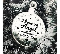 Red Ocean Beautiful Dad Memorial Christmas Tree Decoration Rememberance