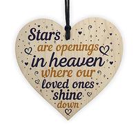 RED OCEAN Bereavement Gift Mum Dad Nan Grandad In Memory Memorial Plaque Special Keepsake Gift