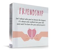 Red Ocean Best Friend Gift For Birthday Christmas Special Friendship Gift Thank You For Best Friend Keepsake Her Him Friendship Bestie BFF Gifts