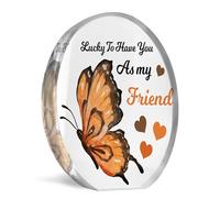 Red Ocean Best Friend Plaque, Best Friends Gifts, Friendship Gifts for Women, Best Friends Gifts Birthday Special Acrylic Plaque Thoughtful Plaques Best Friend Gift Christmas Novelty Sign